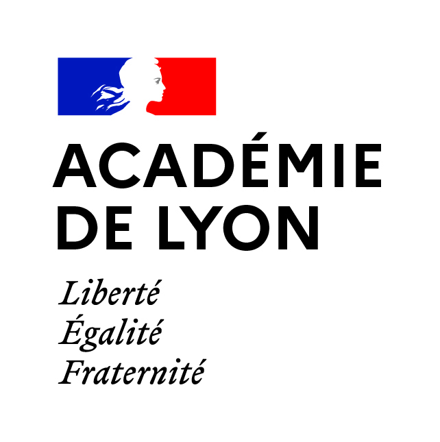 Académie de Lyon - logo ministériel (Liberté, Egalité, Fraternité avec la Marianne)