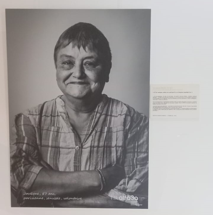 Jocelyne - Portrait exposition Portraits de résidents semaine des pensions de famille Alfa3a 2023