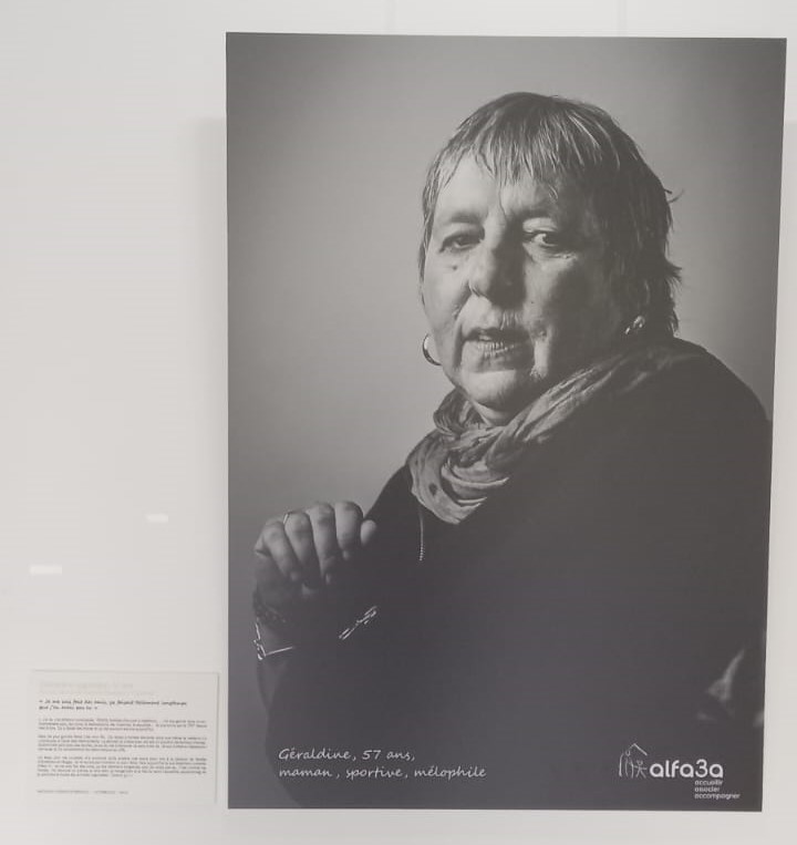 Geraldine - Portrait exposition Portraits de résidents semaine des pensions de famille Alfa3a 2023