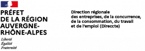 Logo de la préfecture / DIRECCTE AURA auvergne Rhône alpes