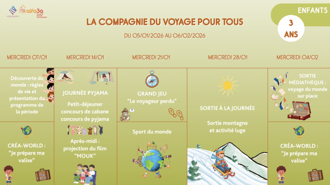 PROGRAMMES DES MERCREDIS